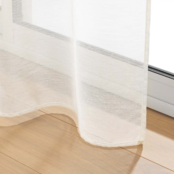 Krem prozirna zavjesa 140x240 cm Lissea – douceur d'intérieur-image-4