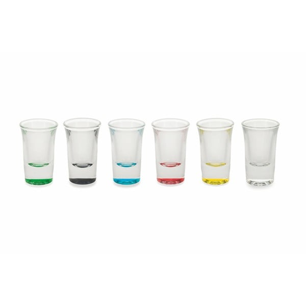 Set od 6 čaša Villa d&#39;Este One Shot Liquorini Colori, 30 ml