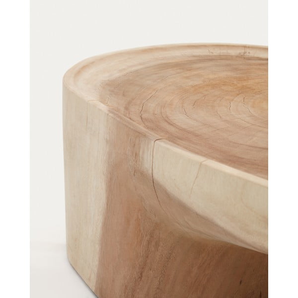 Stolić za kavu od masivnog drva munggura u prirodnoj boji 50x90 cm Mosi – Kave Home-image-4