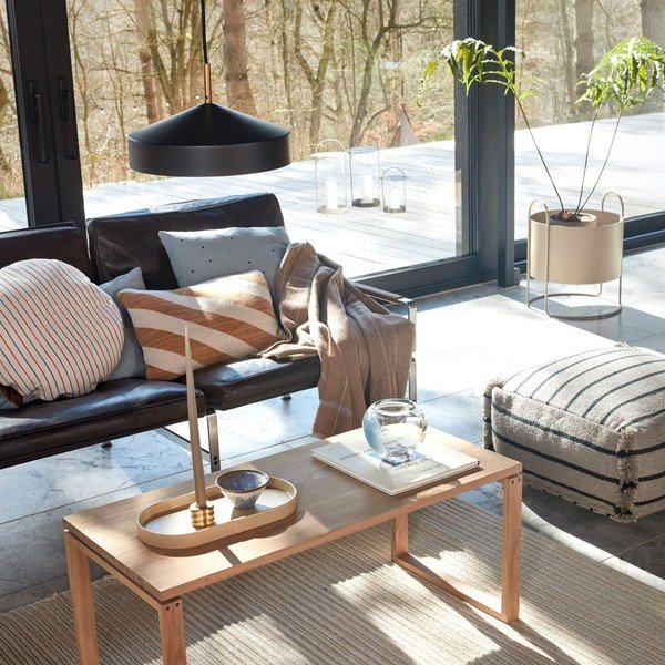 Crna metalna viseća svjetiljka ø 30 cm Hatto – OYOY Living Design-image-1