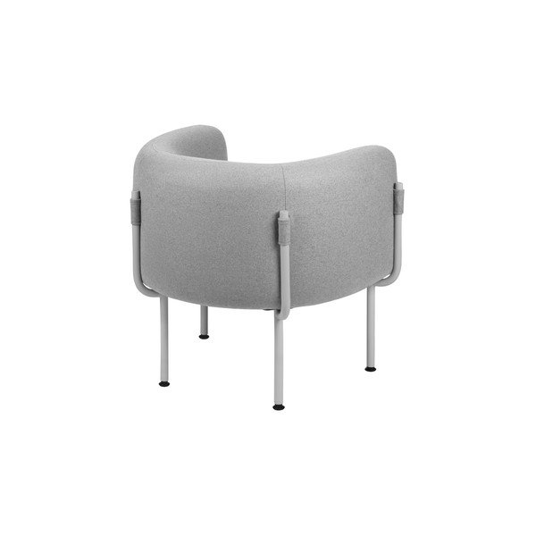 Siva vunena fotelja Ubi – noo.ma-image-2