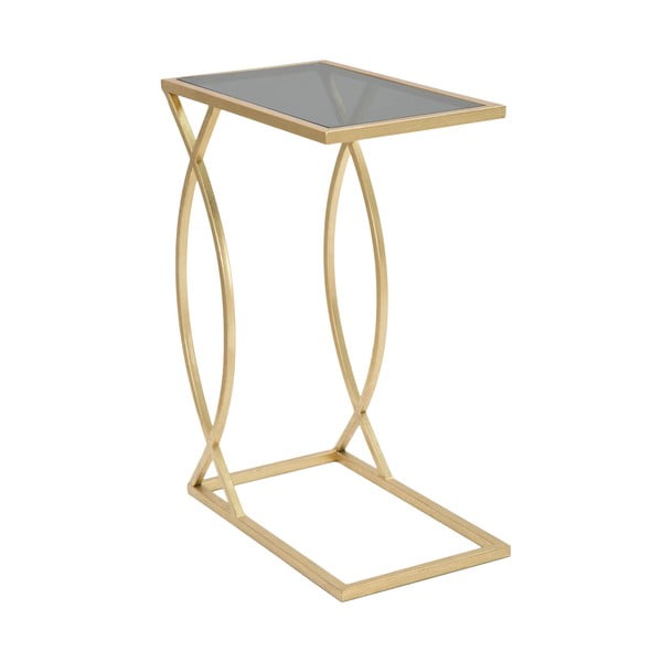 Pomoćni stol sa staklenom pločom stola 25.5x45.5 cm Glam – Mauro Ferretti-image-4