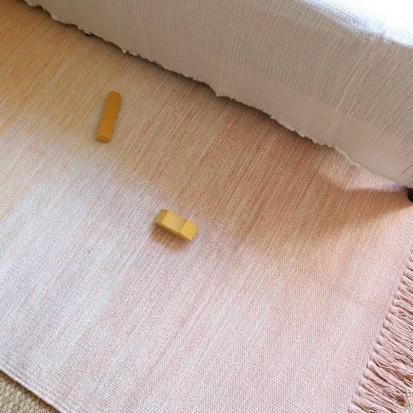 Narančasto-ružičasti perivi tepih 100x150 cm Kirthy - Nattiot-image-1