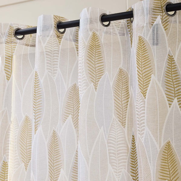 Bež prozirna zavjesa od voila 140x240 cm Kim – douceur d'intérieur-image-2