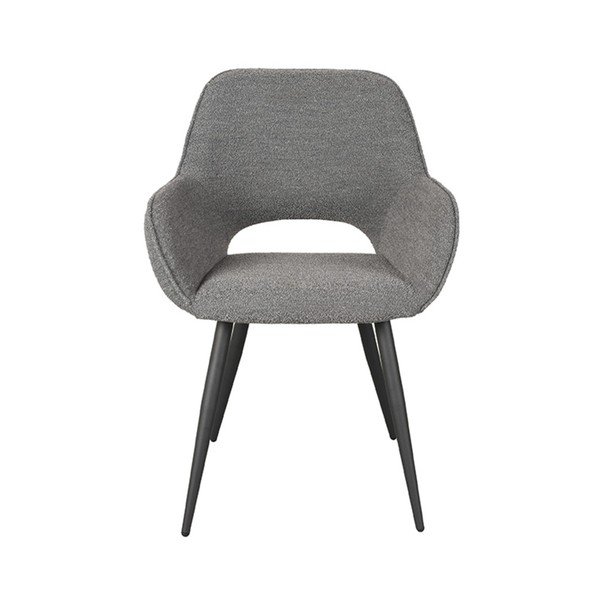 Sive blagovaonske stolice u setu 2 kom Fer – LABEL51-image-1