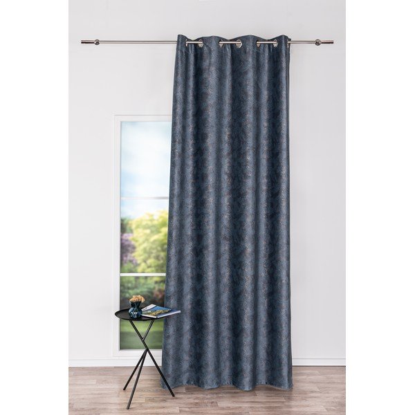 Antracitno siva zavjesa 140x260 cm Terra – Mendola Fabrics-image-1