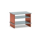 Ciglasti/sivi noćni ormarić s policama Inari – Teulat