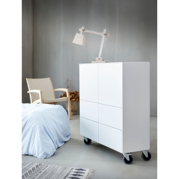Bijela visoka komoda 91x103 cm Edge by Hammel - Hammel Furniture-image-1