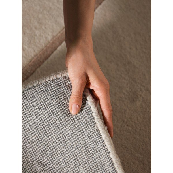 Smeđi/krem tepih od mješavine vune 120x170 cm Presilda – Villeroy&Boch-image-2
