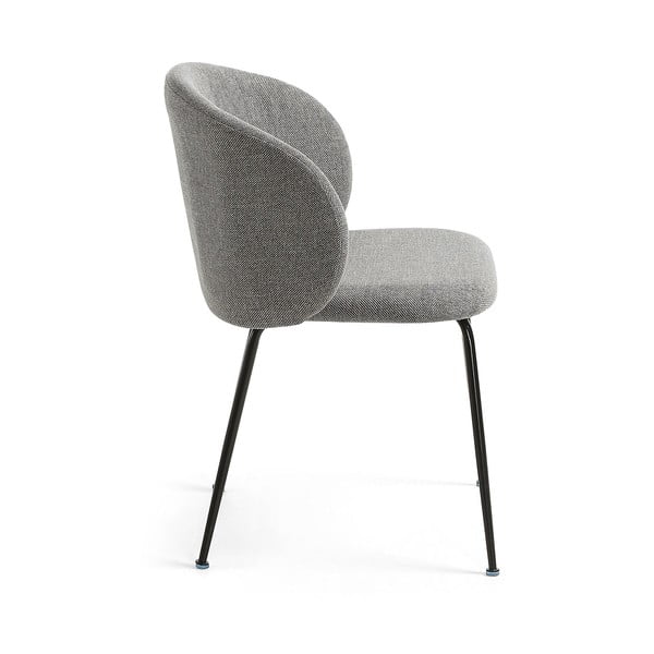 Siva podstavljena blagovaonska stolica Minna – Kave Home-image-3