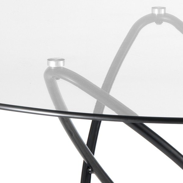 Blagovaonski stol s pločom od kaljenog stakla Tomasucci Hula Hoop, ⌀ 120 cm-image-2