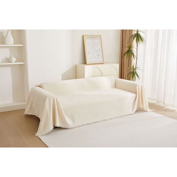 Krem presvlaka za sjedeću garnituru dvosjed Talo – Filumi-image-1