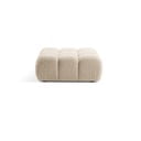 Bež modularni tabure od bouclé tkanine Bellis – Micadoni Home