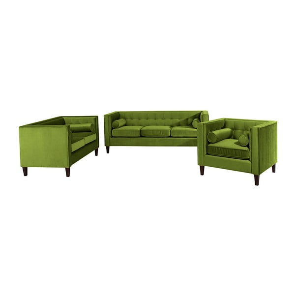 Maslinasto zelena sofa Max Winzer Jeronimo, 215 cm-image-2