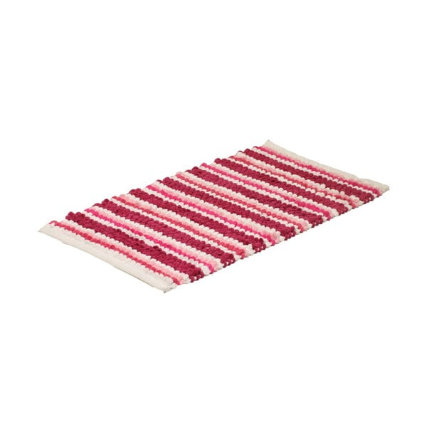 Raspberry Stripe prostirka za kupaonicu, 50x80 cm