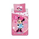 Dječja posteljina za krevet za jednu osobu od mikrovlakana 140x200 cm Minnie Sweet Like Me – Jerry Fabrics