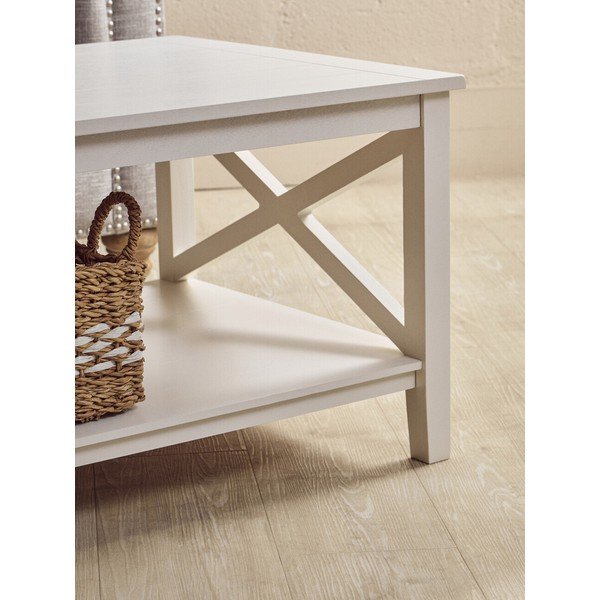 Bijeli stolić za kavu 60x120 cm Heritage – Premier Housewares-image-2