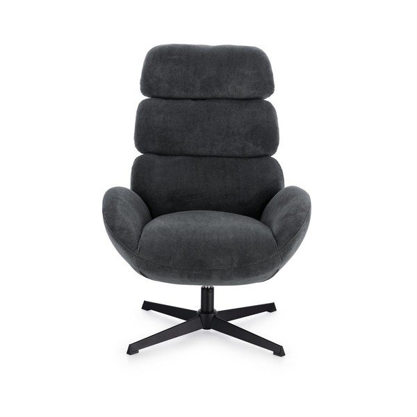 Crna okretna fotelja Violante – Bizzotto-image-2