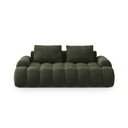 Zelena baršunasti sofa 200 cm Linz – Cosmopolitan Design