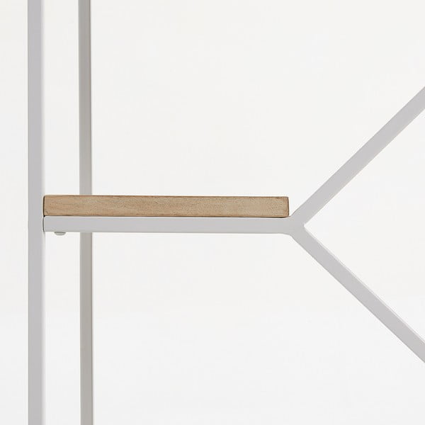 Mali bijeli ormar s policama od drveta manga Kave Home Pyke-image-3