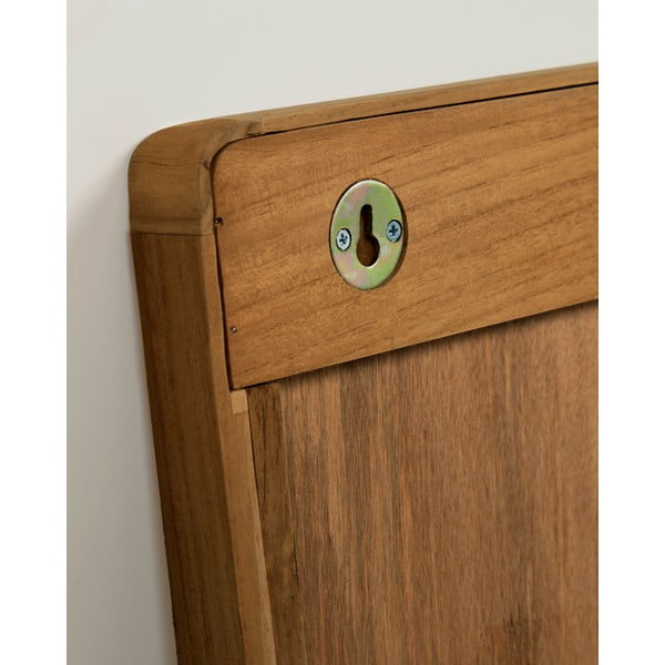 Zidno ogledalo s okvirom od masivnog drveta 45x70 cm Shamel – Kave Home-image-3