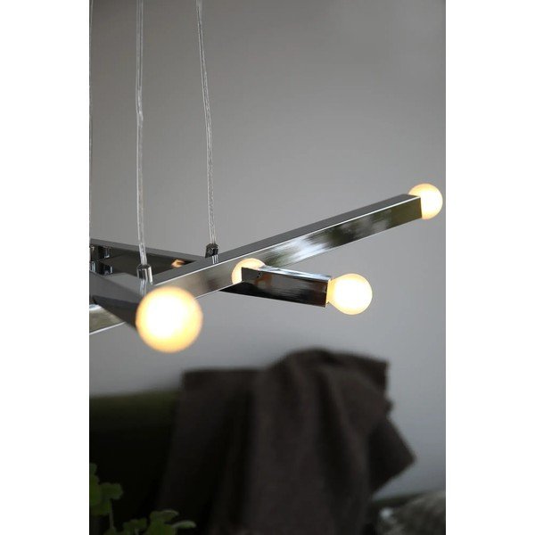 Metalna viseća svjetiljka u srebrnoj boji Stack – Markslöjd-image-3