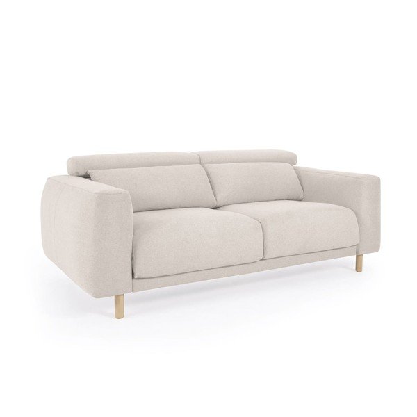 Krem sofa 215 cm Singa – Kave Home