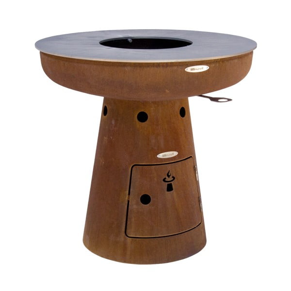 Smeđi vanjski roštilj na drva Remundi Nero M, ø 82 cm-image-2