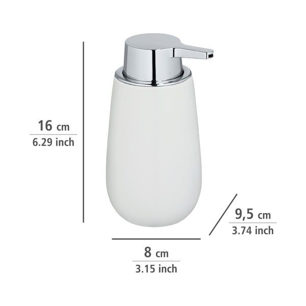 Bijeli keramički dozator sapuna Wenko Badi-image-4