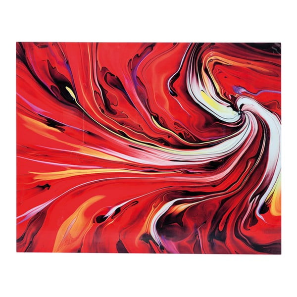 Slika na staklu Kare Design Chaos Fire, 150 x 120cm