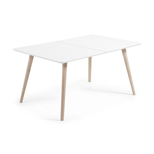 Blagovaonski stol na razvlačenje Kave Home Quatre, 160 x 100 cm
