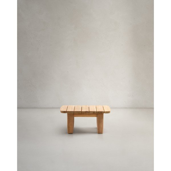 Vrtni stol od masivne tikovine 70x70 cm Tirant – Kave Home-image-1