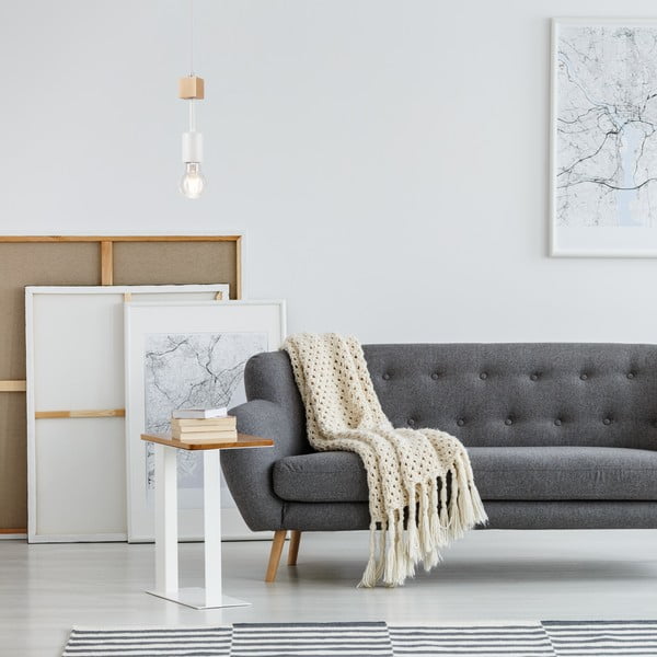 Bijela/u prirodnoj boji viseća svjetiljka ø 5 cm Orazio – LAMKUR-image-2