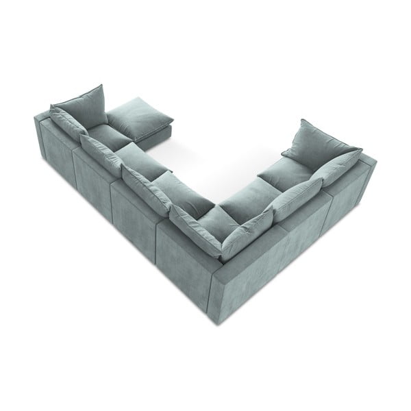 Plava kutna garnitura (s lijevim kutom/u obliku slova "U") Manao – Makamii-image-3