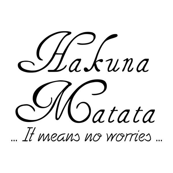 Naljepnica Ambijent Hakuna Matata-image-2