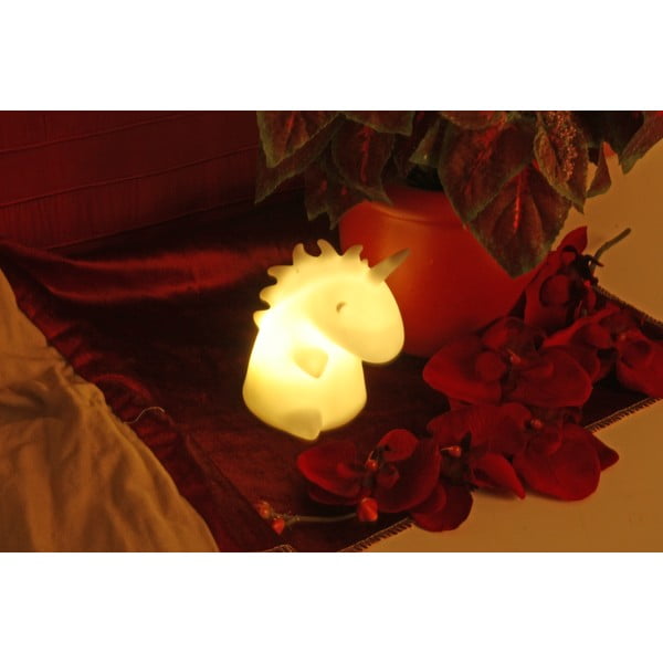 Bijela dječja stolna lampa Unicorn – Hilight-image-2