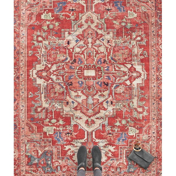 Crveni tepih Nouristan Summer, 80 x 200 cm-image-1