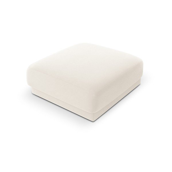 Bijeli baršunasti tabure Miley  – Micadoni Home-image-4