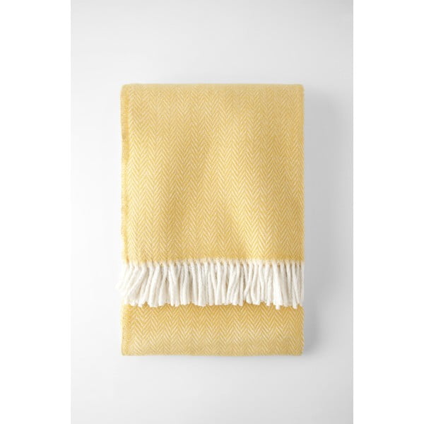 Pamučni pokrivač u boji meda Euromant Skyline, 140 x 160 cm