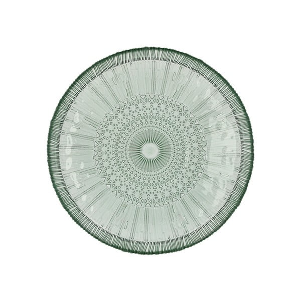 Zeleni stakleni tanjur za posluživanje ø 30 cm Kusintha – Bitz-image-4