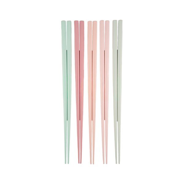 Pribor 5 kom od bambusa za 5 osoba Pastel – Sass & Belle