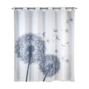 Bijela zavjesa za tuš ili kadu s površinskom obradom protiv stvaranja plijesni Wenko Dandelions, 180 x 200 cm