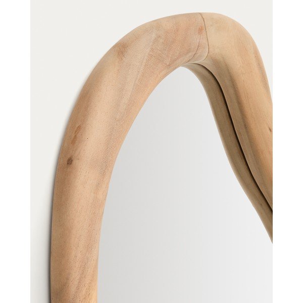 Zidno ogledalo s okvirom od masivnog drveta 44x68 cm Selem – Kave Home-image-2