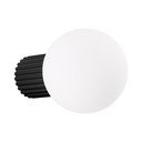 Crna zidna lampa ø 12 cm Orbital – Sollux