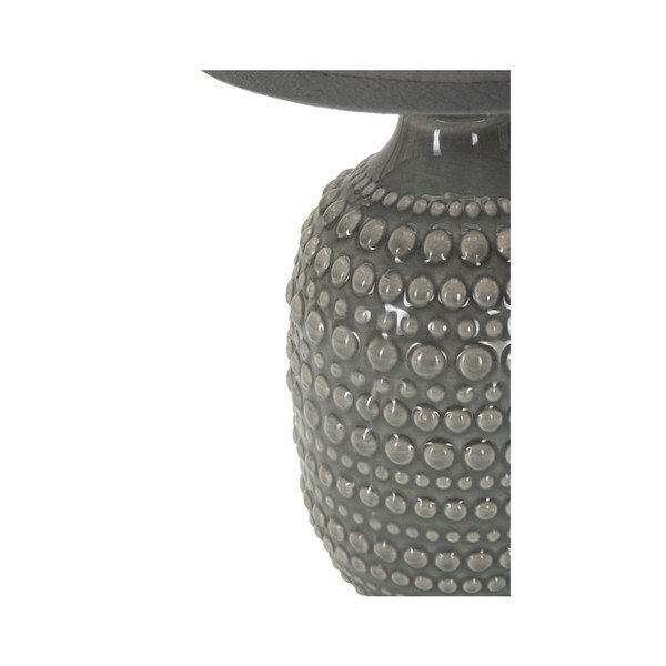 Siva stolna lampa keramička s tekstilnim sjenilom (visina 30,5 cm) Points – Mauro Ferretti-image-3