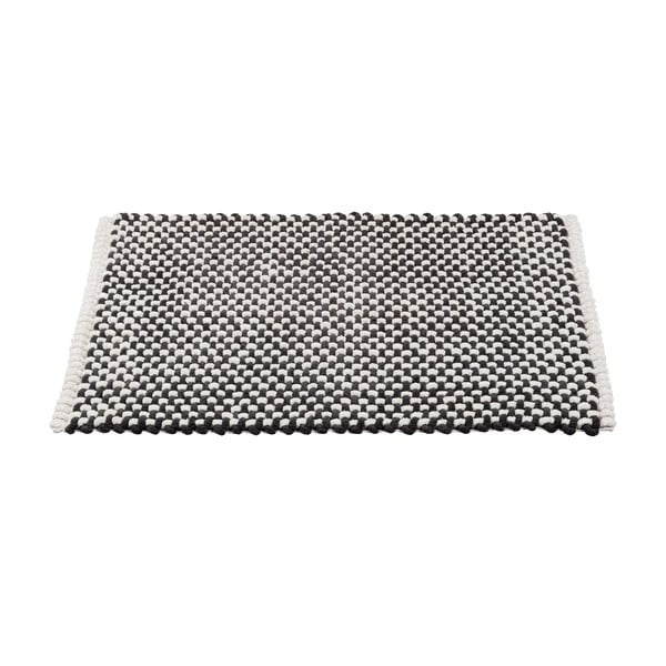 Crno-bijela tekstilna kupaonska prostirka 50x80 cm Covelo – Wenko-image-2