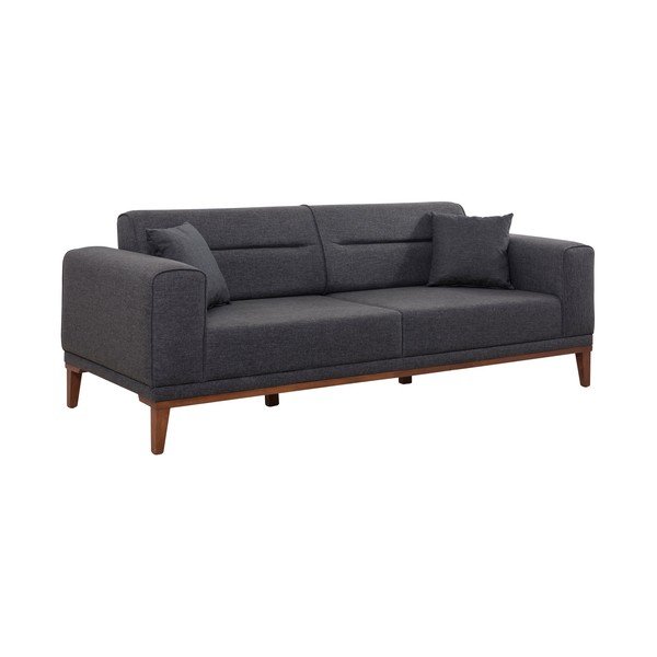 Antracitno siva sklopiva sofa 223 cm Liones – Artie-image-2