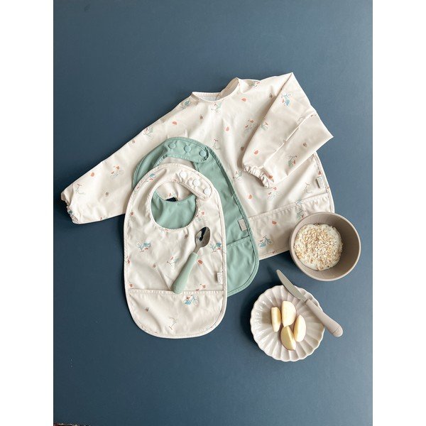 Bež silikonske dječje zdjelice u setu 2 kom ø 13,5 cm Earth – Cam Cam Copenhagen-image-2