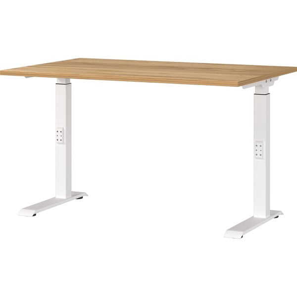 Radni stol s pločom stola u dekoru hrasta 80x120 cm Downey – Germania