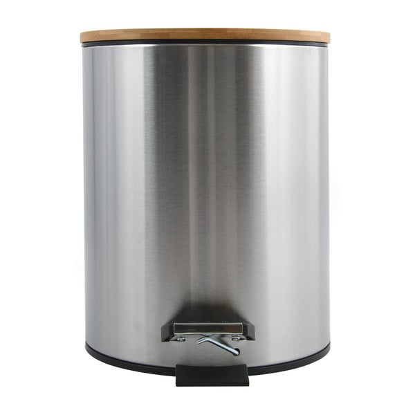 Željezna kanta za smeće s pedalom u mat srebrnoj boji 3 l   Adonis – Spirella-image-2